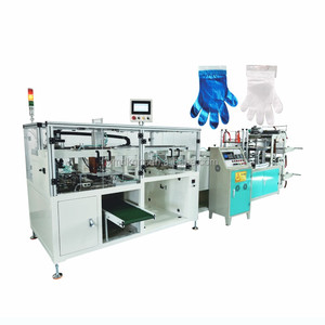 Linea di produzione di guanti in plastica trasparente e TPE completamente automatica che forma i tagli per la rimozione della macchina per la produzione di guanti - Product Image 6