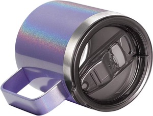 Borraccia Termica in Acciaio Inox a Doppia Parete da 12oz con Coperchio Scorrevole - Product Image 1