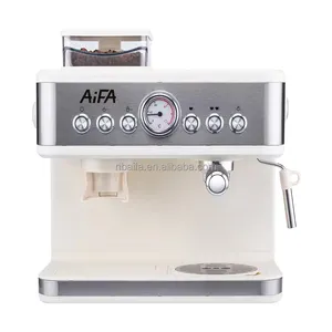 Aifa Italian Professional Expresso Commercial Fully Automatic Espresso Coffee Machine Maker With Grinder