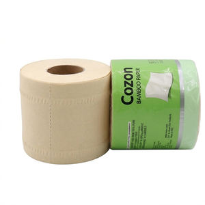 Papel Higiénico Ecológico de Bambú Natural, Sin Blanquear, 24 Rollos Estándar, 2 Capas - Product Image 1