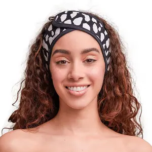 Grosir ikat kepala spa wajah kecantikan makeup yoga mewah ikat kepala cuci wajah elastis tinggi untuk wanita