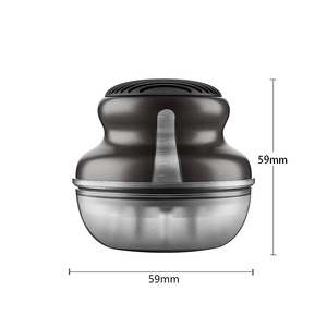 Scalp Care Head Spa <b>Massager</b> 59mm Gunmetal Color <b>Personal</b> Use Scalp Medication Applicator - Product Image 1