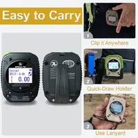 Stopwatch Timer Tembak Digital Genggam Kronograf Stopwatch dengan Lampu Latar Otomatis untuk Olahraga Menembak Senjata Api