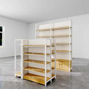 ชั้นวางของไม้ปรับระดับได้ราคาส่ง ชั้นวาง 5 ชั้น สำหรับคลังสินค้าและโรงรถ ติดตั้งง่าย - Product Image 3