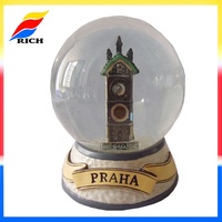 OEM Chile Souvenirs baratos bola de nieve de cristal para la venta