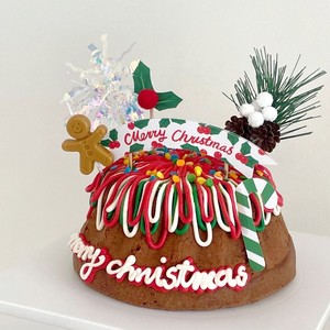 Décorations de gâteaux de Noël au miel et à la douceur, accessoires en acrylique pour décorations de fêtes de fin d'année - Product Image 5