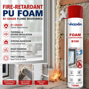 Schiuma Poliuretanica Spray, Adesivo Espandente Impermeabile, Agente Isolante e Sigillante <span class=keywords><strong>per</strong></span> Edilizia - Product Image 3