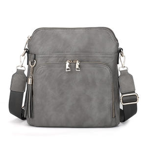 Bolsos cruzados de moda para mujer Bolsos de hombro retro de cuero Vegano para mujer - Product Image 1