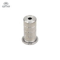 Goujons de porte en acier inoxydable de 12 mm et 15 mm de diamètre, résistants au feu, anti-poussière, avec douille de frappe