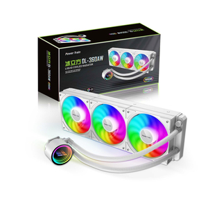 Kit de refrigeración líquida AIO de 360mm OEM, Enfriador de agua de CPU de rendimiento RGB con ventiladores silenciosos, 4 pines para overclocking, PC construye aluminio - Product Image 1