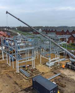 Kết cấu thép 2025 tòa nhà văn phòng nhà xưởng Kết Cấu Thép Mới co-op căn hộ dầm chéo hỗ trợ tầng một và tầng hai - Product Image 2