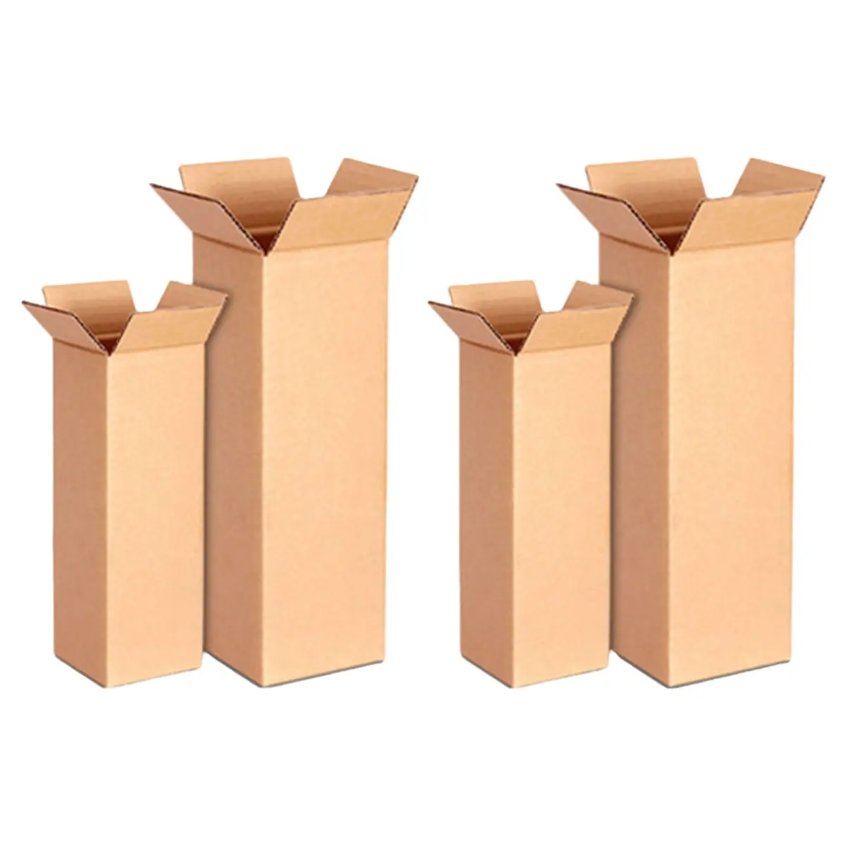 Sıcak satış fabrika özel oluklu mukavva karton nakliye kutusu ambalaj depolama için büyük kutuları hareketli