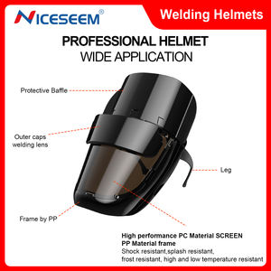 نظارات أمان لحام google glass باللون الأبيض مع طبقة سوداء 5 نظارات لحام - Product Image 3