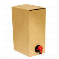 Emballage liquide personnalisé en boîte plastique 3L-20L |   Bouchon/Robinet BIB en ABS 100% Recyclé, Recyclable, Logo Personnalisé, Vin, Jus, Eau, Huile