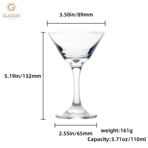 <span class=keywords><strong>Verre</strong></span> à Martini Mini Personnalisable 3,7 Ounces, <span class=keywords><strong>Verre</strong></span> Transparent Résistant au Lave-Vaisselle, Petits Verres de <span class=keywords><strong>Dégustation</strong></span> de Cocktails, Coupe à Dessert - Product Image 2