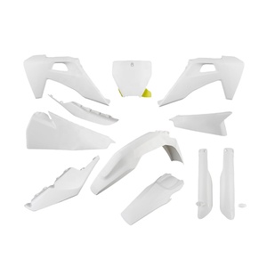YHMOTO Plastic Fairing Kit Verkleidungssatz Fender <b>Side</b> Cover Number <b>Plate</b> for Husqvarna FC FE FX TC TE TX 2019-2022 - Product Image 1