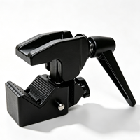 Pince Super Clamp Type C en aluminium usiné CNC, anodisée, robuste, pour studio, photographie de fond et accessoires de scène