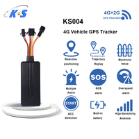Düşük Fiyatlı 4G LTE 2G GSM Araç GPS Akıllı İzleyici KS004 Gerçek Zamanlı Yazılım SOS ACC Algılama PC Uyumlu Bulut Depolama