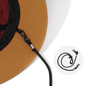 Autumn Spring Kids Sporty 5-Panel Bucket <b>Hat</b> Quick-Drying Waterproof with Drawstring Windproof and Color Shade Features - Product Image 6