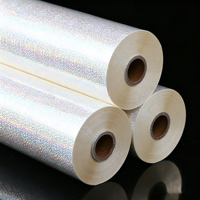 Rouleaux de film de plastification thermique holographique personnalisés en gros, film de plastification thermique de haute qualité