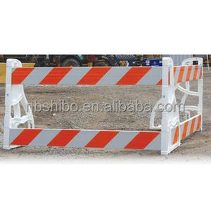 Barrera Peatonal Multifuncional, Barrera de Seguridad Portátil, Barrera de Cierre con Reflectores, Barrera Plegable de Desvío Longitudinal - Product Image 6