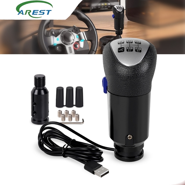 Cross-border racing game simulator shifter gear knob paddle shift lever compatible with Logitech G29 and G27.