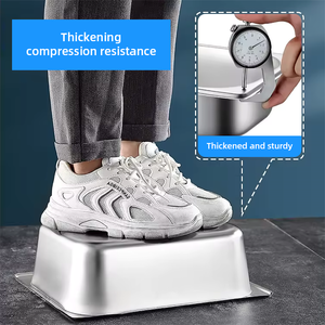 Équipement de restaurant de style américain Gn Pan Conteneur en acier inoxydable Plateaux métalliques 1/3 Gn Pan - Product Image 5