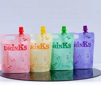 Poche Doypack Reutilisable Personnalisée avec Bec Verseur pour Emballage de Boissons Liquides (Vodka, Bière, Jus, Thé, Lait)