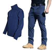 Ensemble uniforme de travail pour hommes, chemise Frog, tenue de sécurité, uniforme de garde, pour la chasse et les activités de plein air