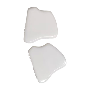 Raspador Facial Gua Sha de Jade Blanco Chino Natural, Herramienta de Belleza Antienvejecimiento con Peine - Product Image 5