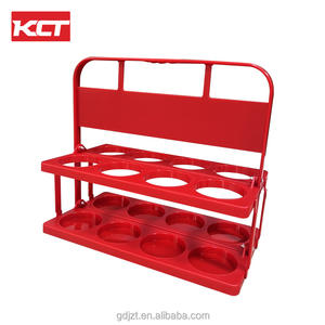 Support carré en PP pour 6 bouteilles de vin – Écologique, idéal pour les bars, restaurants, fêtes et camping – Meilleure vente - Product Image 4