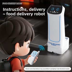 <span class=keywords><strong>Robot</strong></span> de livraison de nourriture pour enfants, voiture télécommandée sans fil, alimentée par batterie, <span class=keywords><strong>jouet</strong></span> pour garçons et filles de 8 à 13 ans, en plastique - Product Image 2