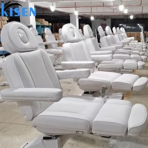 KISEN Professional Beauty Salon Furniture 4 Motor Electric Facial Spa <b>Bed</b> Luxury <b>Lash</b> <b>Bed</b> Curved Massage <b>Table</b> Facial Beauty <b>Bed</b> - Product Image 4