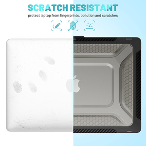 Para <span class=keywords><strong>Apple</strong></span> <span class=keywords><strong>Macbook</strong></span> <span class=keywords><strong>Pro</strong></span> <span class=keywords><strong>16</strong></span> pulgadas 2021/2023 A2485 funda de plástico universal con soporte en el diseño trasero - Product Image 4