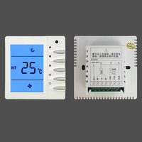 Panneau de commande de climatisation centralisée, interrupteur à trois vitesses, contrôleur manuel, AC 220V, fonction mémoire, ABS