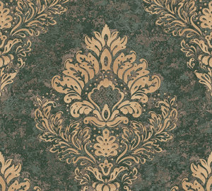 Đức quân đội màu xanh lá cây Damask mô hình nền chất lượng tuyệt vời phong cách truyền thống cho căn hộ phòng ngủ - Product Image 2