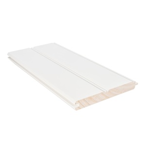 Scelta del costruttore Design moderno bianco primered V-scanalatura linea decorativa <span class=keywords><strong>di</strong></span> rivestimento con giunzione a dita bordo/Beadboard - Product Image 4