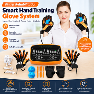 Guantes Robóticos de Rehabilitación para Terapia de Ictus, Hemiplejia, Infarto Cerebral, Ejercitador de Dedos, Rehabilitación Textil - Product Image 3