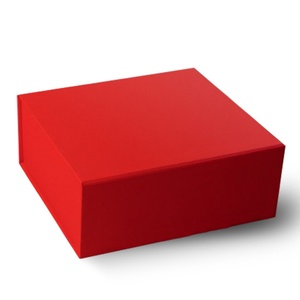 Wholesale Custom High-end Red <b>Large</b> Folding Hard <b>Box</b> Flip <b>Box</b> Packaging Gift <b>Box</b> Custom logo - Product Image 1