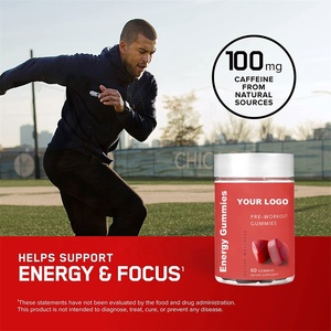 Gommes actives de pré-entraînement personnalisées pour perdre du poids Supplément de musculation avec forme posologique de vitamines pour adultes Super Root - Product Image 4