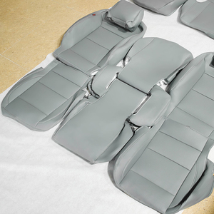 Fundas de Asiento de Coche de Cuero NAPPA Transpirables Personalizadas, Decoración de Asiento Simple y Elegante, Especial para Highlander, <span class=keywords><strong>Ford</strong></span> <span class=keywords><strong>Explorer</strong></span> - Product Image 2