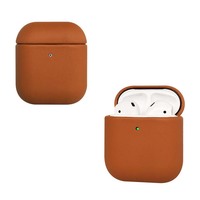Étui Airpods 1 2 Pro en Faux cuir lisse, luxe, mode PU, personnalisé, Original