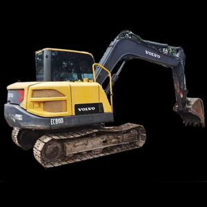 Mini-excavatrice Volvo EC80 d'occasion, d'origine suédoise, certifiée CE |   8 tonnes |   Moteur Cummins |   Boîte de vitesses et pompe |   Faible nombre d'heures de fonctionnement |   Excellent état - Product Image 1
