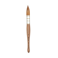 Artsecret Pinceau professionnel à pointe fine avec manche en bois, fabriqué à la main pour l'aquarelle, la gouache, l'acrylique et la peinture à l'huile