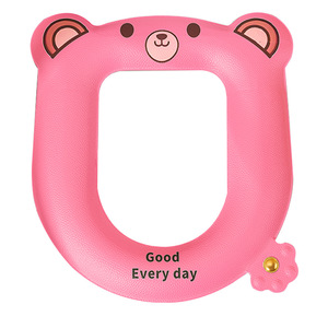 Sticky Toilet Mat EVA Waterproof Warm Four Seasons With Handle For Kids And Adults - Product Image 2