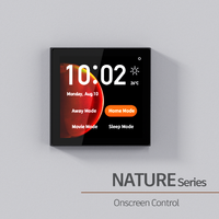 Panneau de contrôle de température intelligent For Nature Mini 4 pouces à écran tactile 240V WiFi pour système de maison intelligente compatible Google Alexa