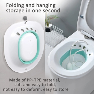 Bain de siège pliable de haute qualité pour toilettes, idéal post-partum - Product Image 4