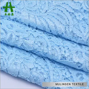Mulinsen Textile Fashion Design Polyester Lace Fabric