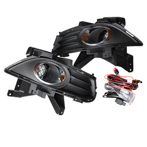 Feux antibrouillard LED Ford Escort 2013-2016, ensemble avant avec couvercle et kit de câblage pour remplacement - Product Image 1