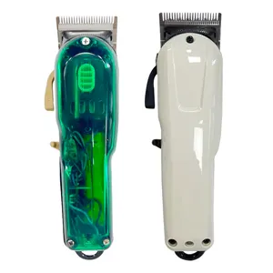 Retro Metal Rechargeable Men's Barber Professional Hair Cut Machine Electric Hair Clipper Trimmer